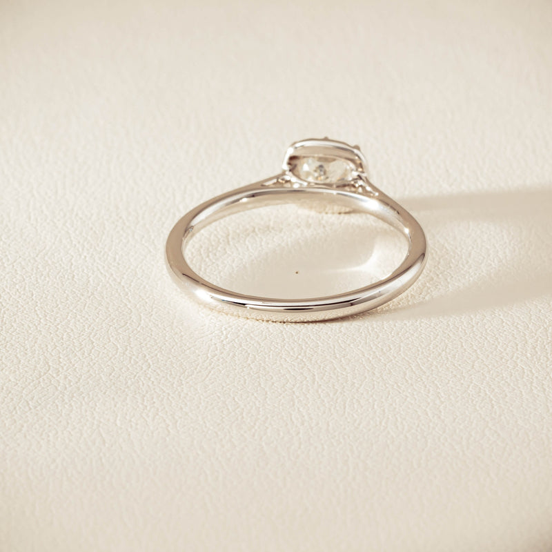 18ct White Gold .70ct Reclaimed Diamond Dawn Ring - Ring - Walker & Hall