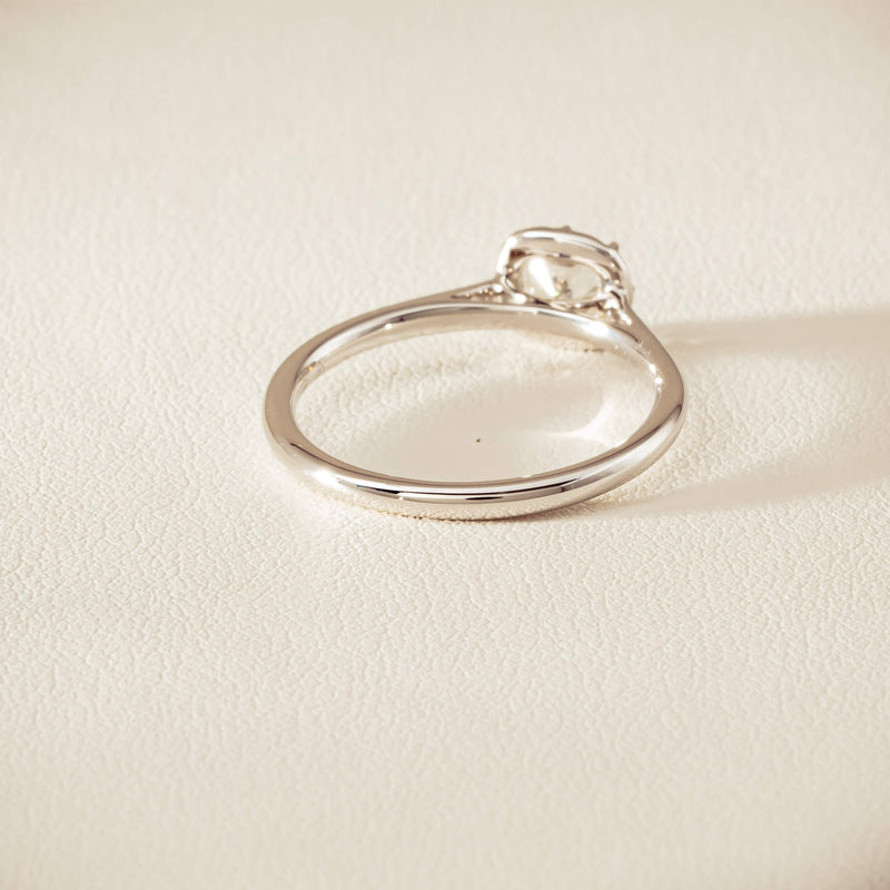 18ct White Gold .70ct Reclaimed Diamond Dawn Ring - Ring - Walker & Hall