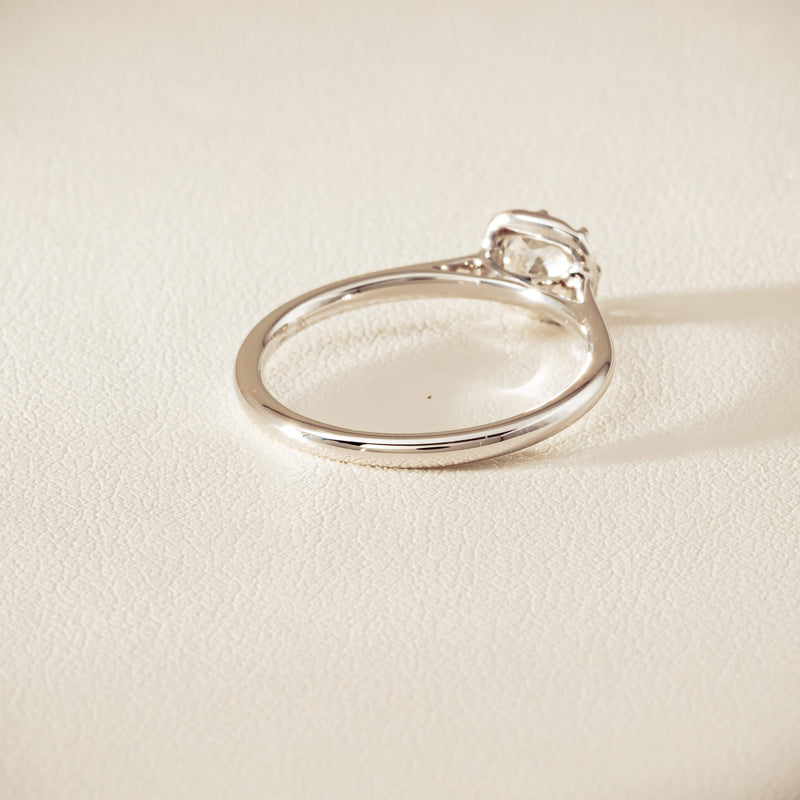 18ct White Gold .70ct Reclaimed Diamond Dawn Ring - Ring - Walker & Hall