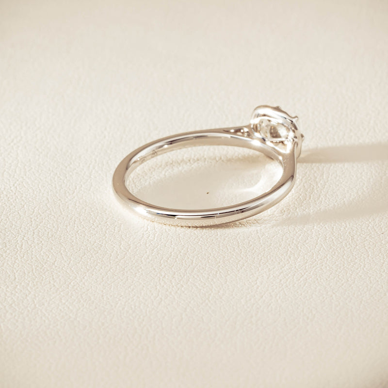 18ct White Gold .70ct Reclaimed Diamond Dawn Ring - Ring - Walker & Hall