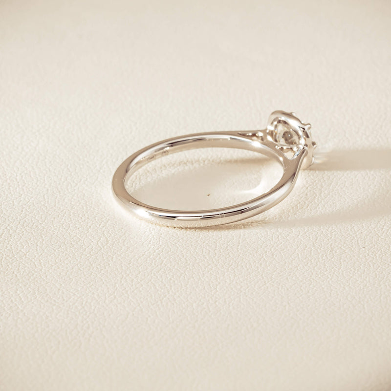 18ct White Gold .70ct Reclaimed Diamond Dawn Ring - Ring - Walker & Hall