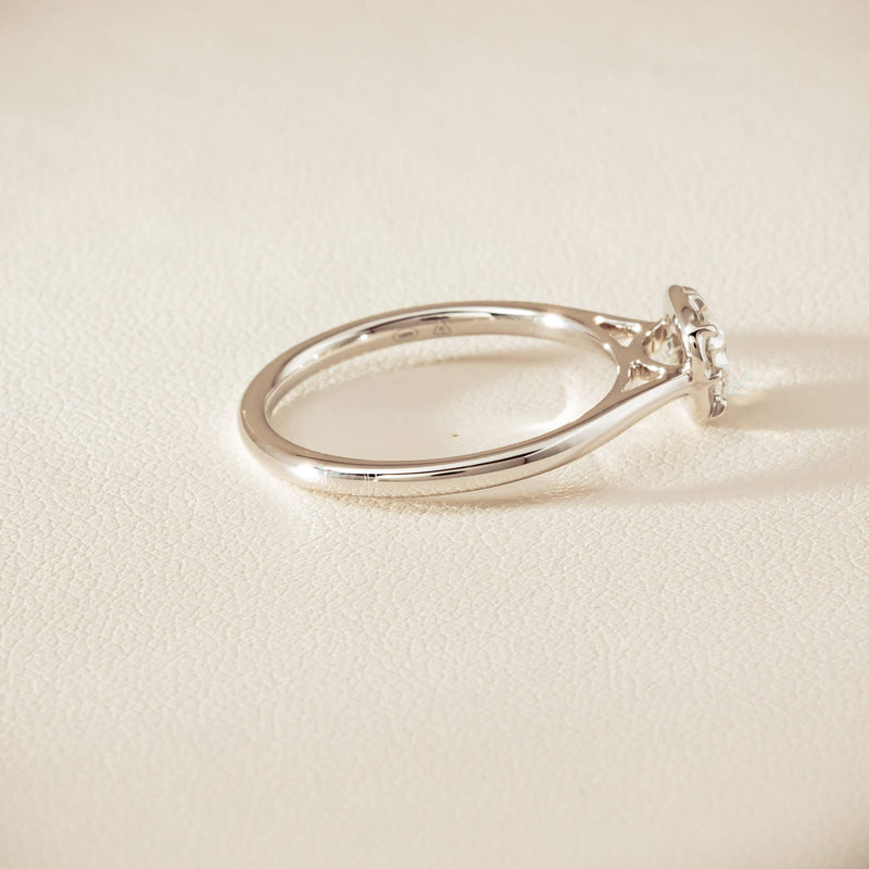 18ct White Gold .70ct Reclaimed Diamond Dawn Ring - Ring - Walker & Hall