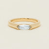 18ct Yellow Gold .52ct Modified Oval Diamond Astrid Ring - Ring - Walker & Hall