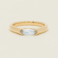 18ct Yellow Gold .52ct Modified Oval Diamond Astrid Ring - Ring - Walker & Hall