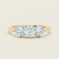 18ct Yellow Gold 1.30ct Diamond Coronado Ring - Ring - Walker & Hall
