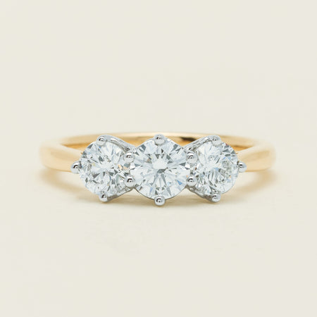18ct Yellow Gold 1.30ct Diamond Coronado Ring - Ring - Walker & Hall