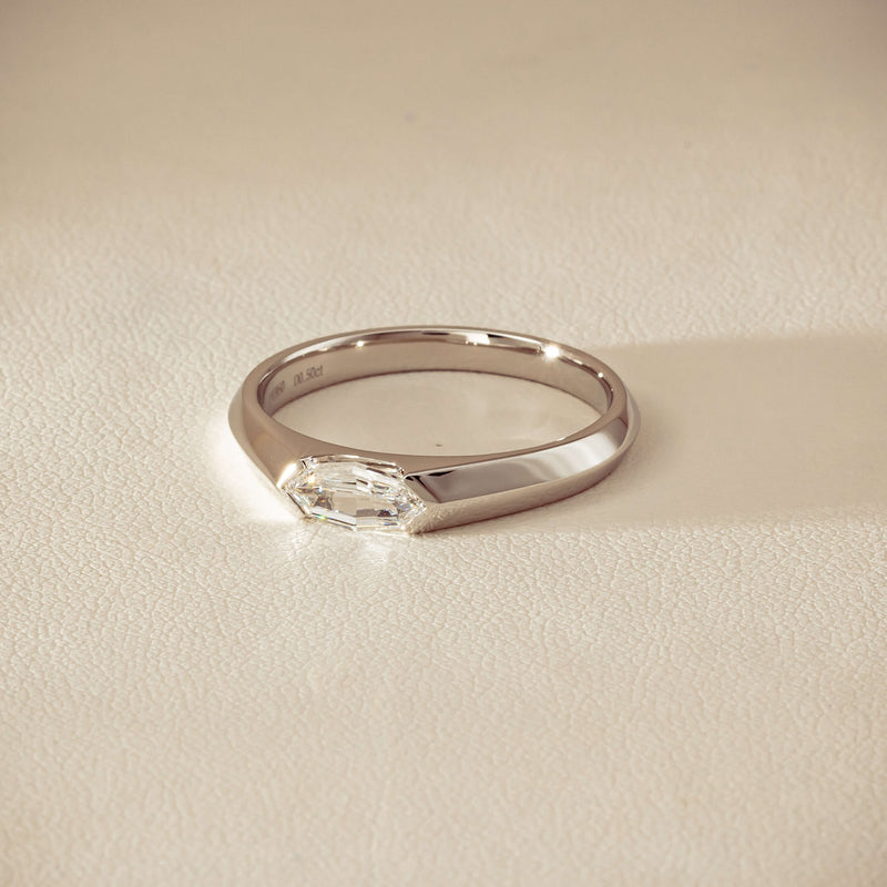 Platinum .50ct Marquise Diamond Astrid Ring - Size U - Ring - Walker & Hall