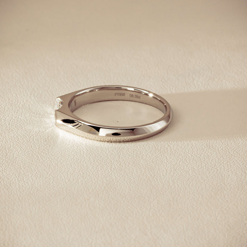 Platinum .50ct Marquise Diamond Astrid Ring - Size U - Ring - Walker & Hall