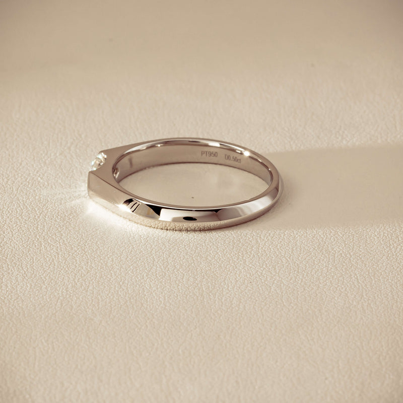 Platinum .50ct Marquise Diamond Astrid Ring - Size U - Ring - Walker & Hall
