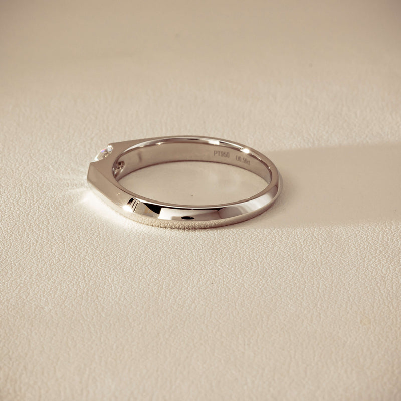 Platinum .50ct Marquise Diamond Astrid Ring - Size U - Ring - Walker & Hall
