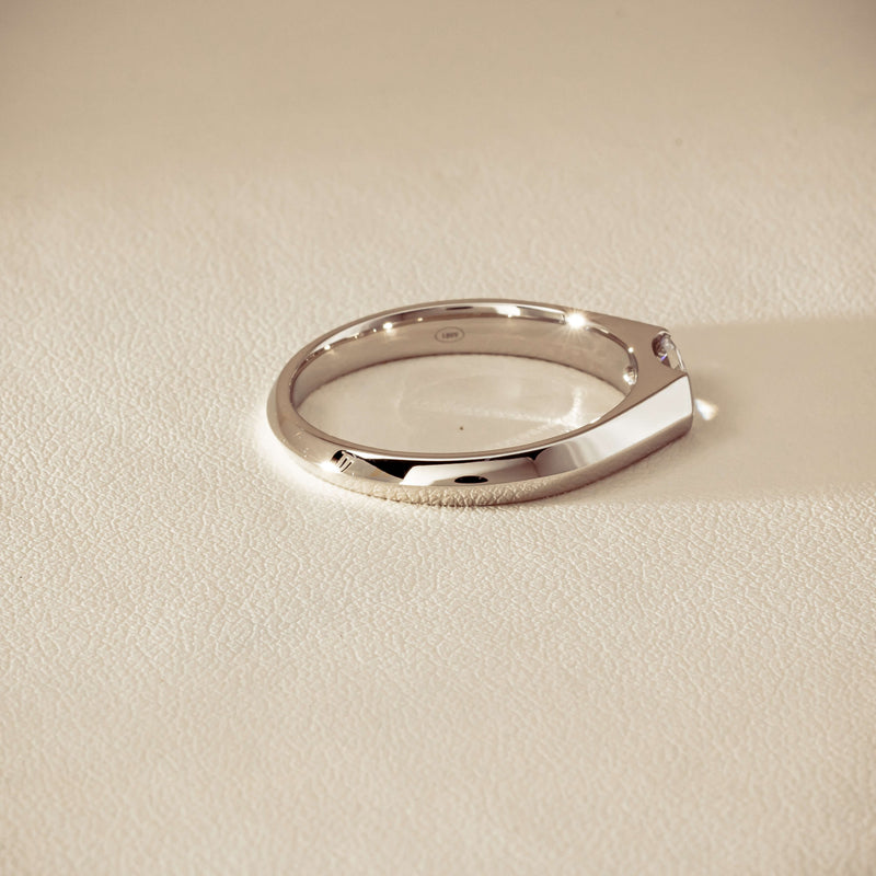 Platinum .50ct Marquise Diamond Astrid Ring - Size U - Ring - Walker & Hall