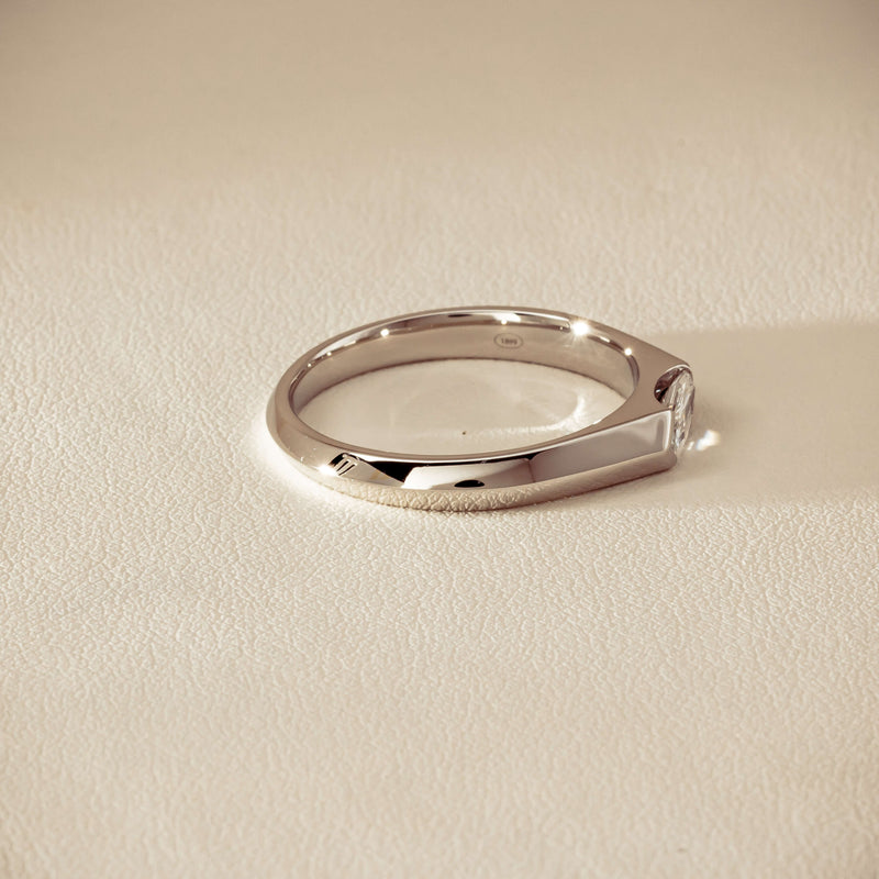 Platinum .50ct Marquise Diamond Astrid Ring - Size U - Ring - Walker & Hall