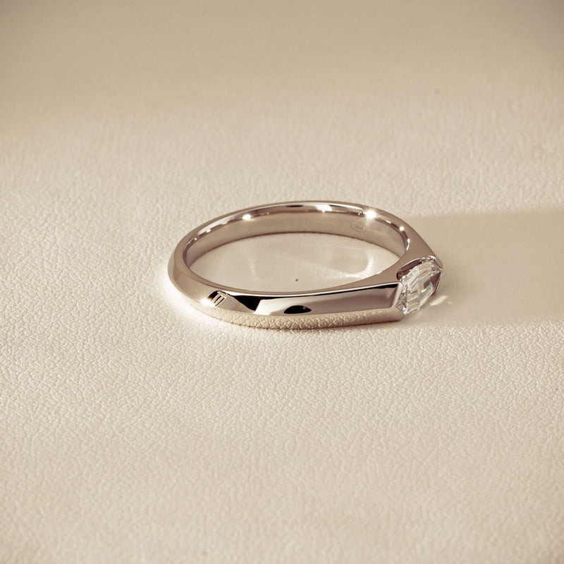Platinum .50ct Marquise Diamond Astrid Ring - Size U - Ring - Walker & Hall