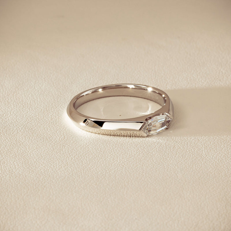 Platinum .50ct Marquise Diamond Astrid Ring - Size U - Ring - Walker & Hall