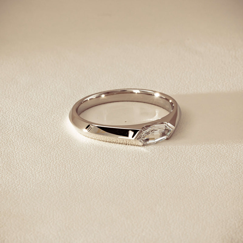 Platinum .50ct Marquise Diamond Astrid Ring - Size U - Ring - Walker & Hall