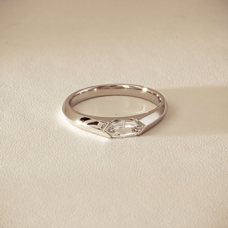 Platinum .50ct Marquise Diamond Astrid Ring - Size U - Ring - Walker & Hall