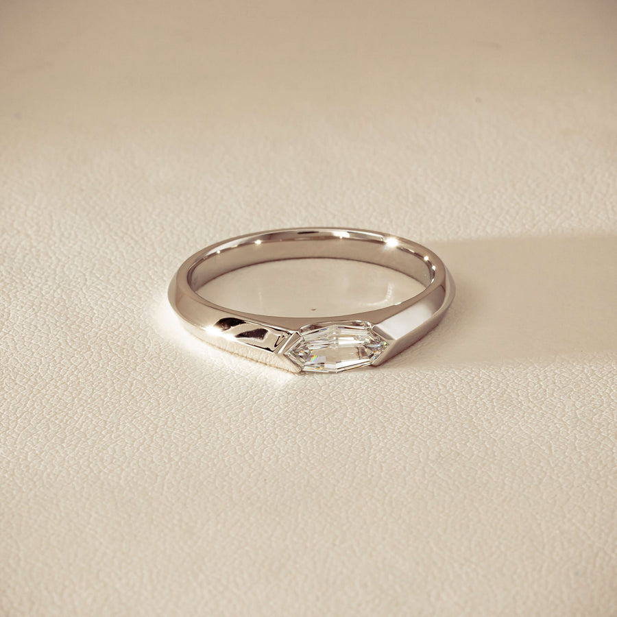 Platinum .50ct Marquise Diamond Astrid Ring - Size U - Ring - Walker & Hall