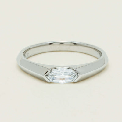 Platinum .50ct Marquise Diamond Astrid Ring - Size U - Ring - Walker & Hall