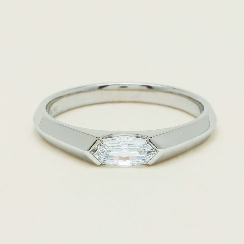 Platinum .50ct Marquise Diamond Astrid Ring - Size U - Ring - Walker & Hall