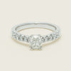 18ct White Gold .81ct Cushion-Cut Diamond Phoenix Ring - Ring - Walker & Hall