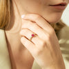 18ct Yellow And White Gold Ruby And Diamond Ring - Ring - Walker & Hall