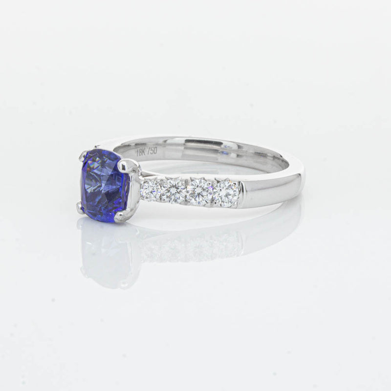 18ct White Gold 1.45ct Sapphire & Diamond Phoenix Ring-Ring-Walker & Hall