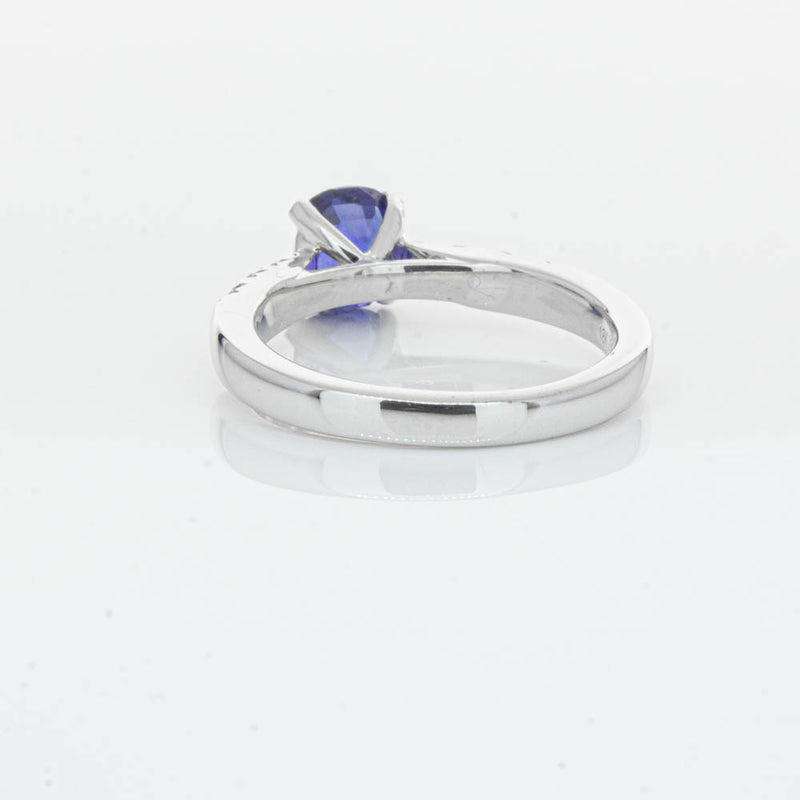 18ct White Gold 1.45ct Sapphire & Diamond Phoenix Ring-Ring-Walker & Hall