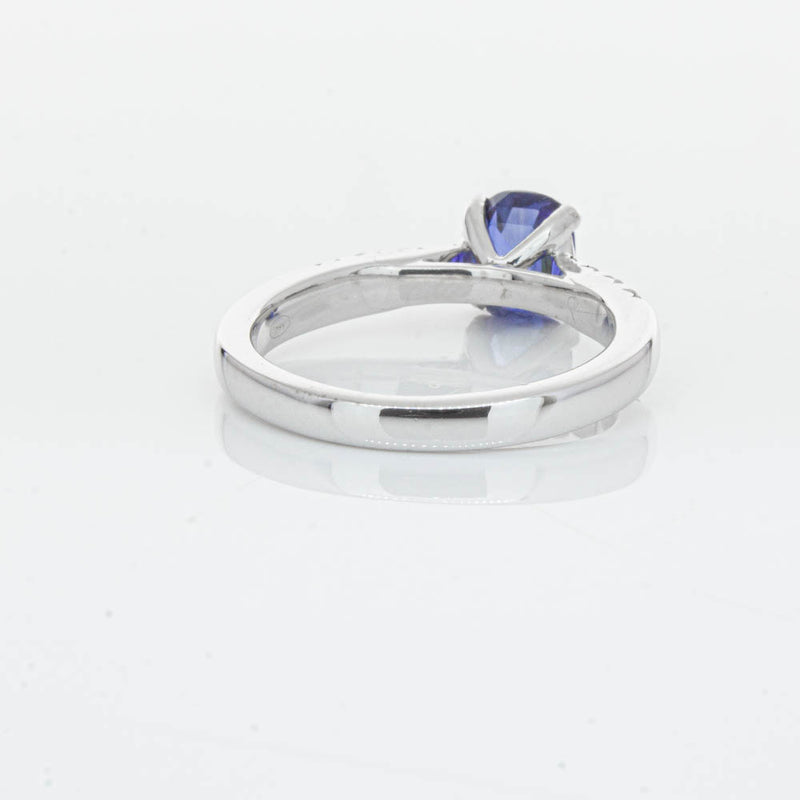 18ct White Gold 1.45ct Sapphire & Diamond Phoenix Ring-Ring-Walker & Hall