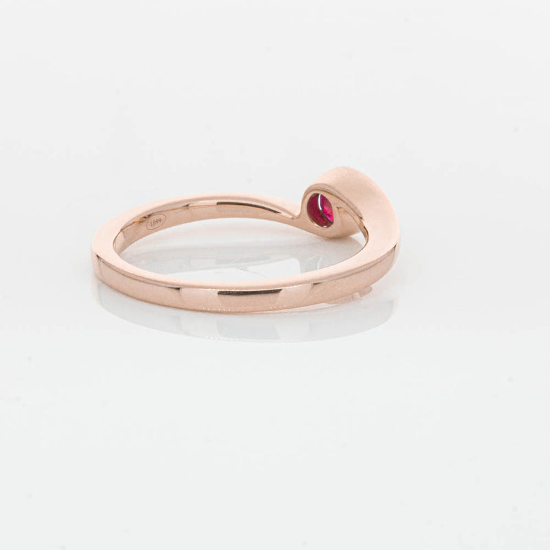 18ct Rose Gold Ruby Embrace Ring-Ring-Walker & Hall