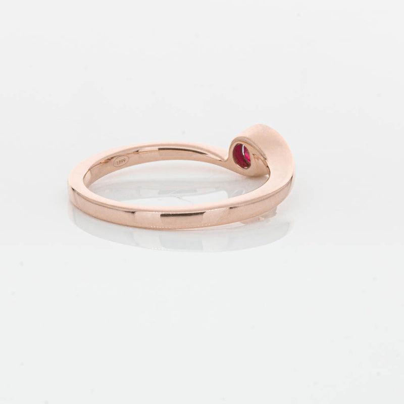 18ct Rose Gold Ruby Embrace Ring-Ring-Walker & Hall
