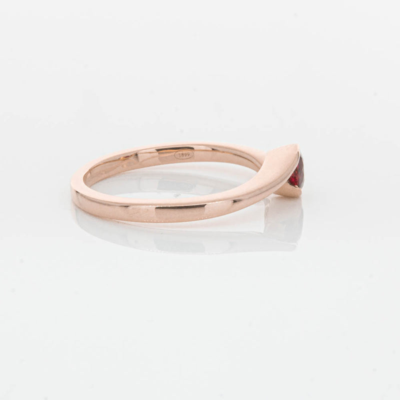 18ct Rose Gold Ruby Embrace Ring-Ring-Walker & Hall