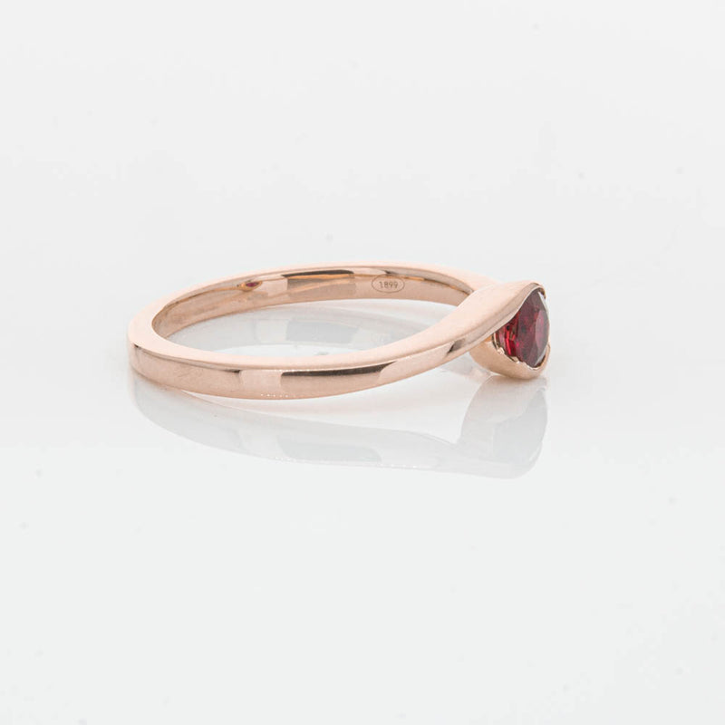 18ct Rose Gold Ruby Embrace Ring-Ring-Walker & Hall