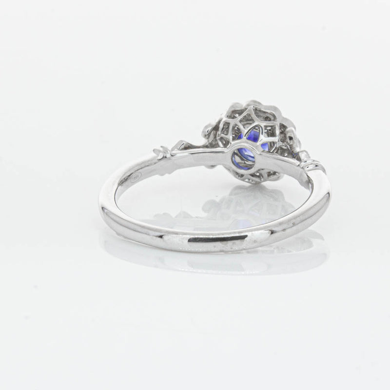18ct White Gold Sapphire & Diamond Versailles Ring-Ring-Walker & Hall