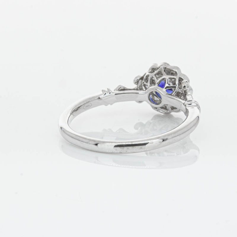 18ct White Gold Sapphire & Diamond Versailles Ring-Ring-Walker & Hall