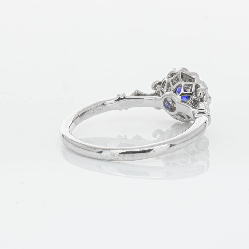 18ct White Gold Sapphire & Diamond Versailles Ring-Ring-Walker & Hall
