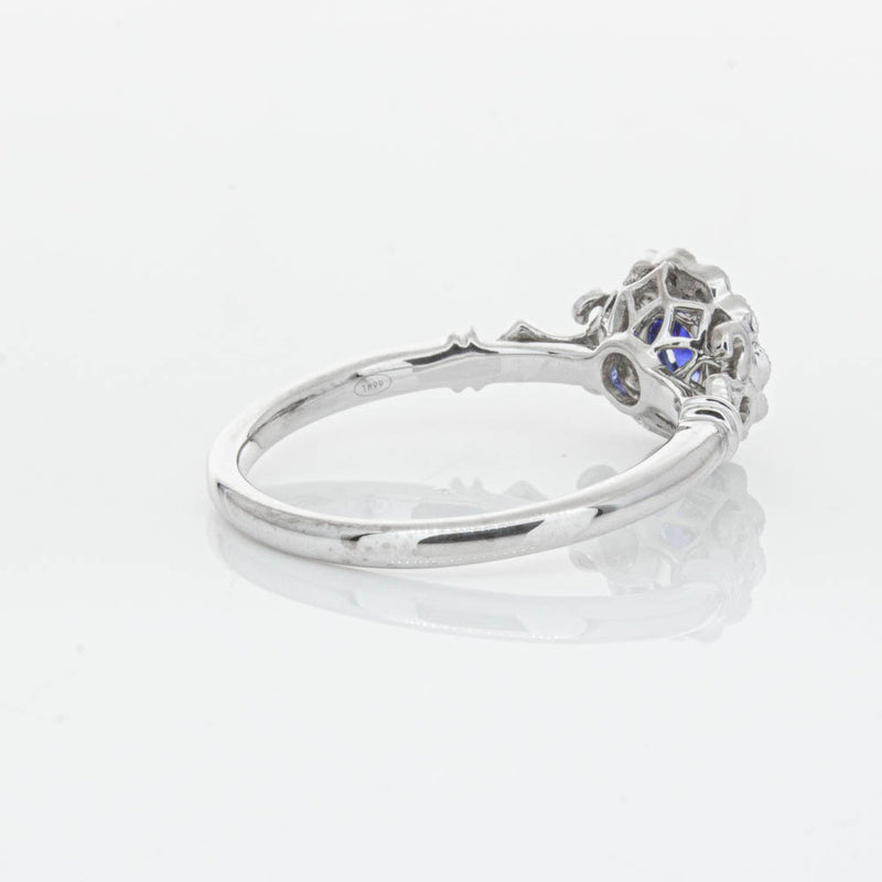 18ct White Gold Sapphire & Diamond Versailles Ring-Ring-Walker & Hall