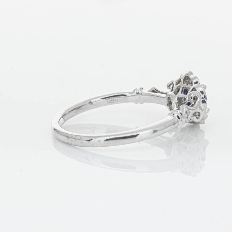 18ct White Gold Sapphire & Diamond Versailles Ring-Ring-Walker & Hall