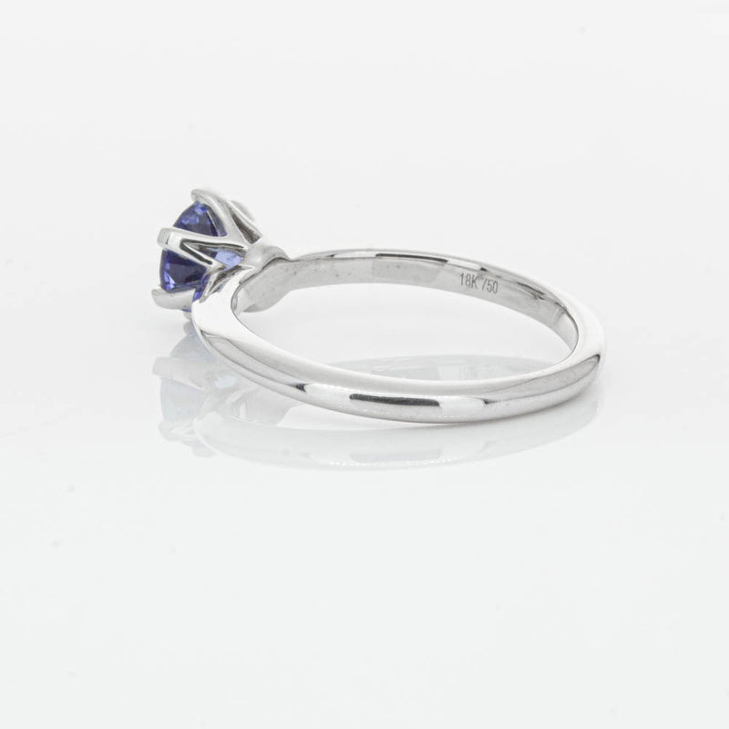 18ct White Gold Sapphire Cosmopolitan Ring-Ring-Walker & Hall