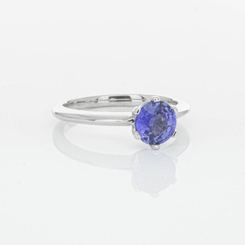 18ct White Gold Sapphire Cosmopolitan Ring-Ring-Walker & Hall