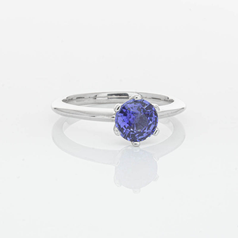 18ct White Gold Sapphire Cosmopolitan Ring-Ring-Walker & Hall