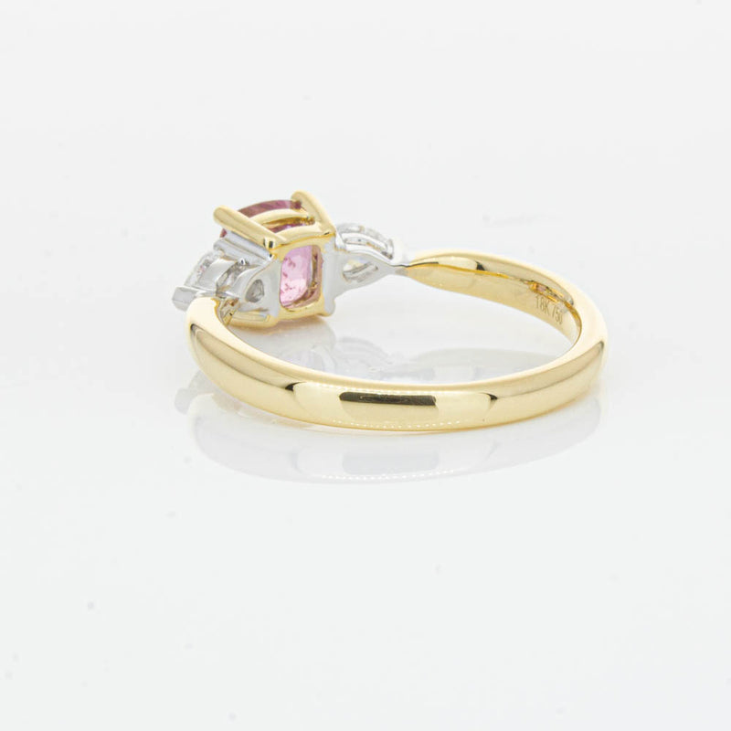 18ct Yellow Gold 1.33ct Pink Spinel & Diamond Ayla Ring-Ring-Walker & Hall