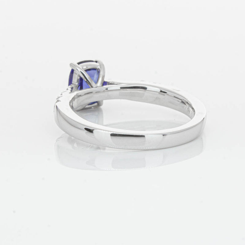 18ct White Gold 1.42ct Sapphire & Diamond Phoenix Ring-Ring-Walker & Hall