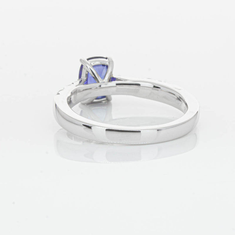 18ct White Gold 1.42ct Sapphire & Diamond Phoenix Ring-Ring-Walker & Hall