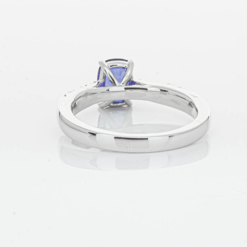 18ct White Gold 1.42ct Sapphire & Diamond Phoenix Ring-Ring-Walker & Hall