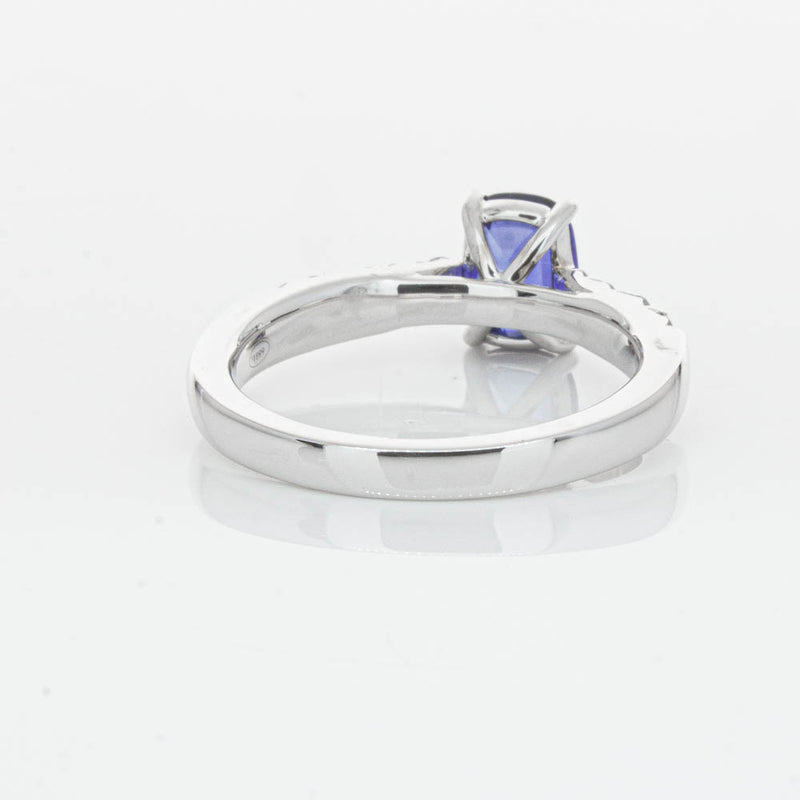 18ct White Gold 1.42ct Sapphire & Diamond Phoenix Ring-Ring-Walker & Hall