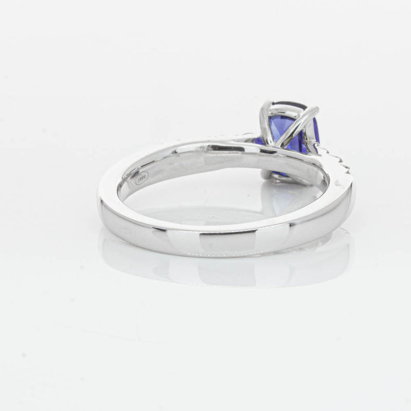 18ct White Gold 1.42ct Sapphire & Diamond Phoenix Ring-Ring-Walker & Hall