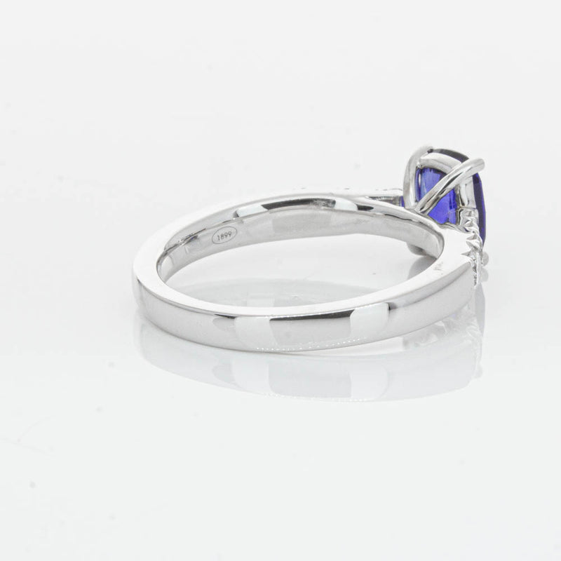 18ct White Gold 1.42ct Sapphire & Diamond Phoenix Ring-Ring-Walker & Hall