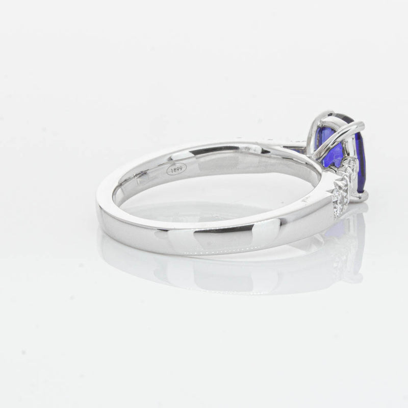18ct White Gold 1.42ct Sapphire & Diamond Phoenix Ring-Ring-Walker & Hall