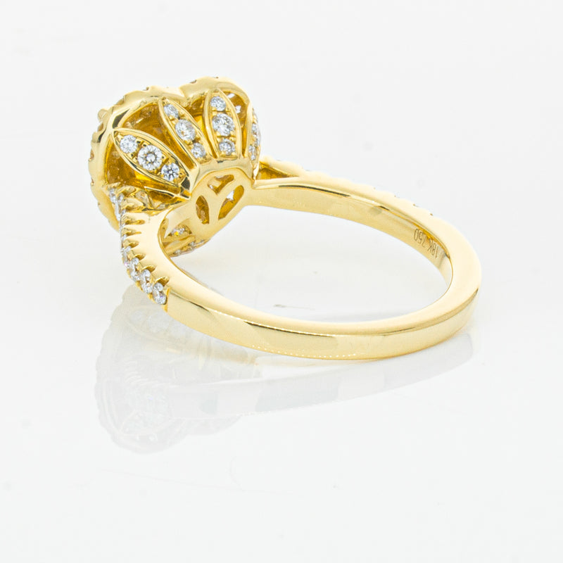 18ct Yellow Gold 2.53ct Golden Sapphire & Diamond Sierra Ring-Ring-Walker & Hall