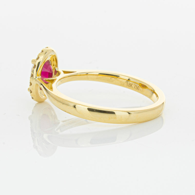18ct Yellow Gold 1.10ct Ruby & Diamond Nina Ring-Ring-Walker & Hall